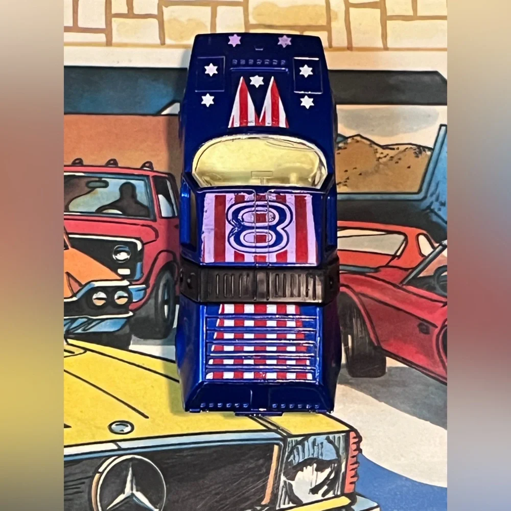 Vintage Matchbox Superfast No 41 Siva Spyder 8 1972 Lesney Blue Stars & Stripes